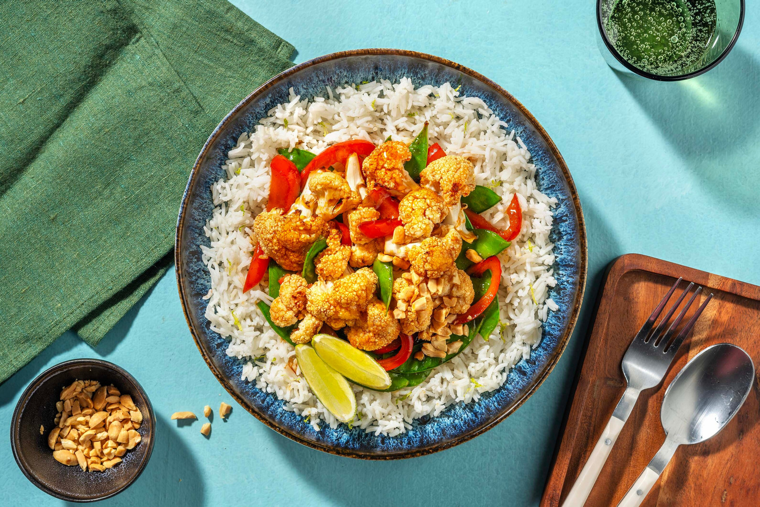 Spicy Teriyaki Cauliflower