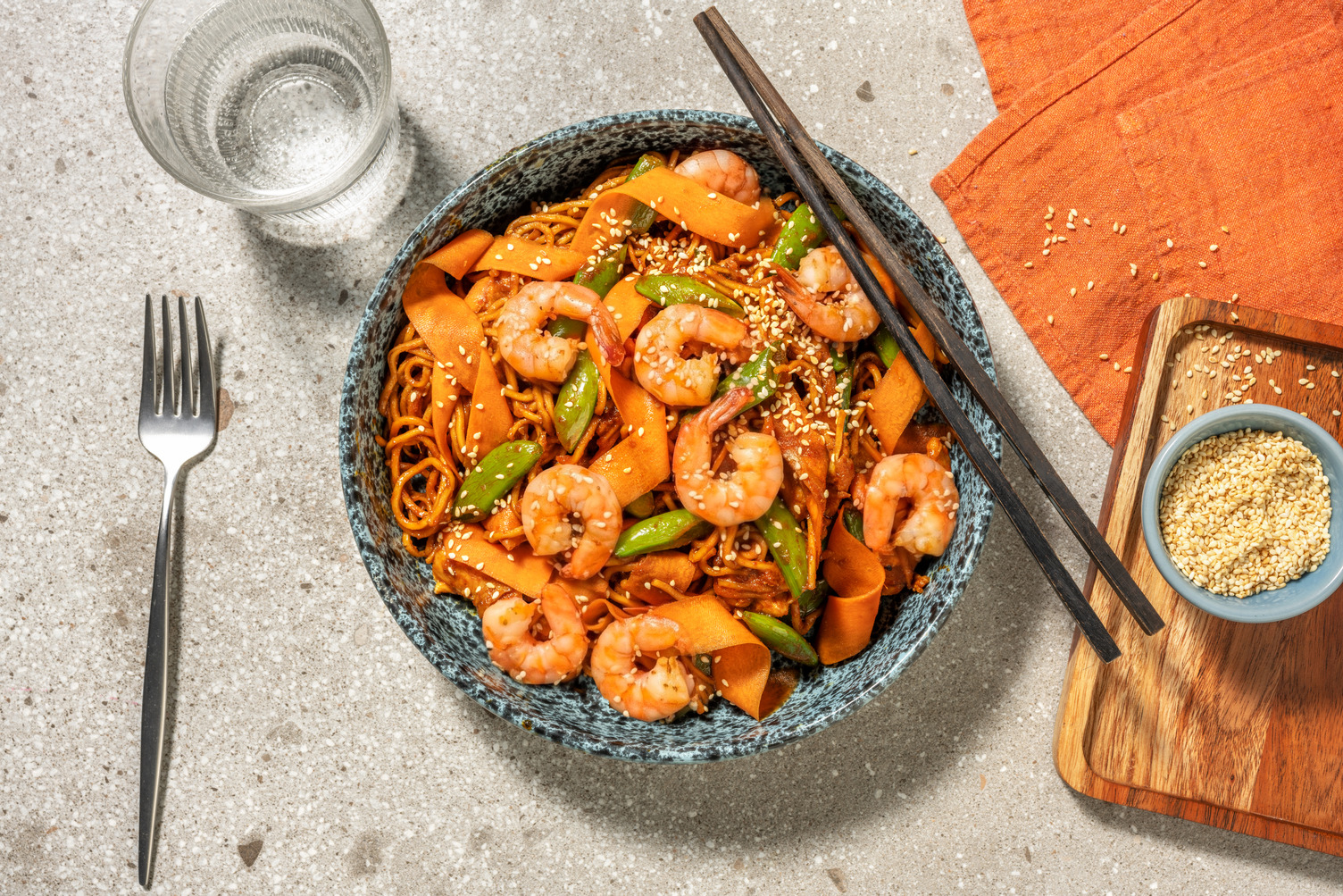 Thai Inspired Prawn Noodles