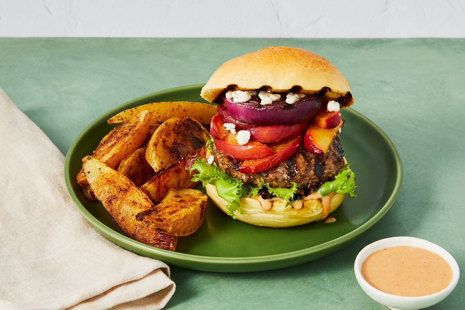 Savoury-Sweet BBQ Beef Burgers