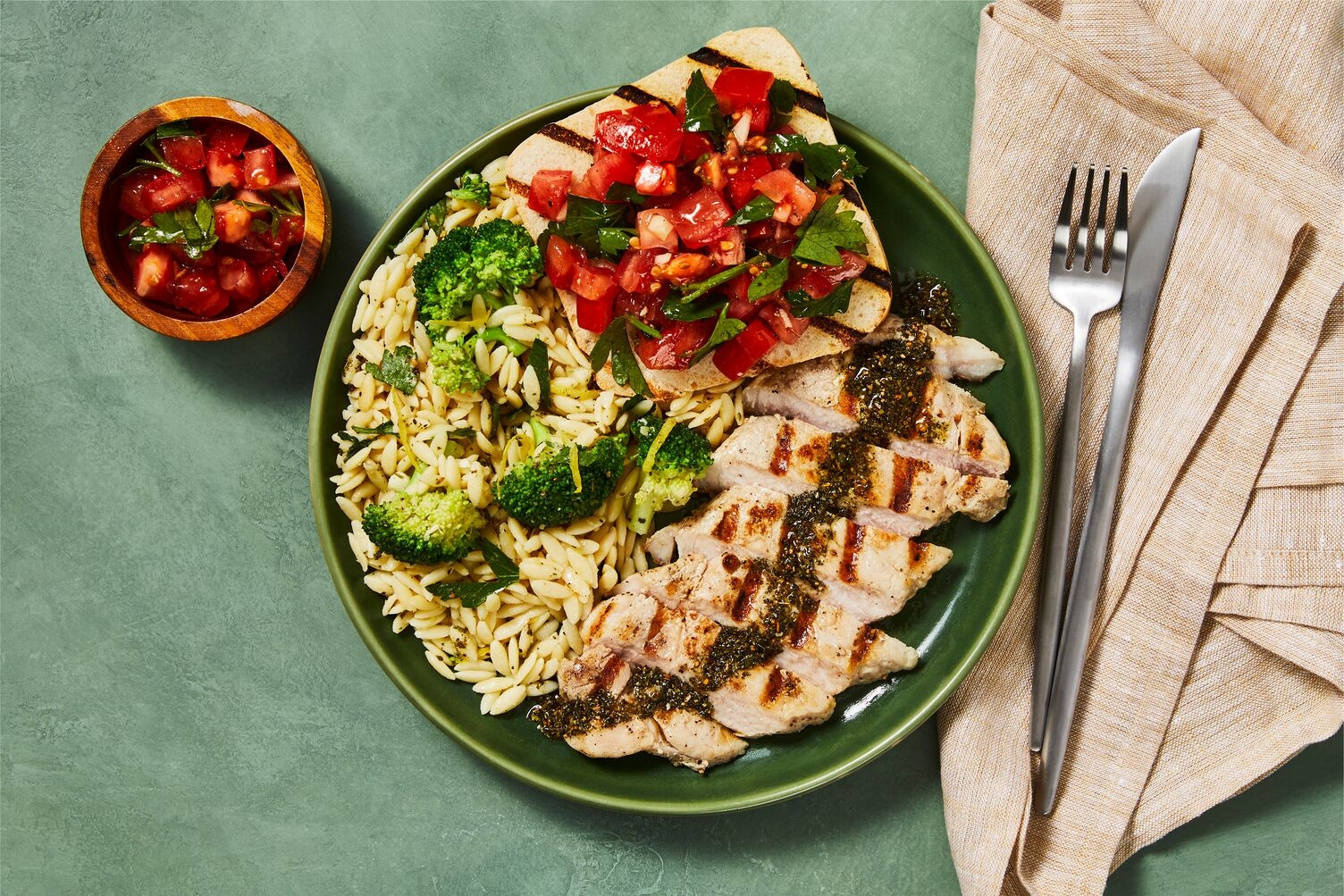 Grilled Porchetta Butter Chicken