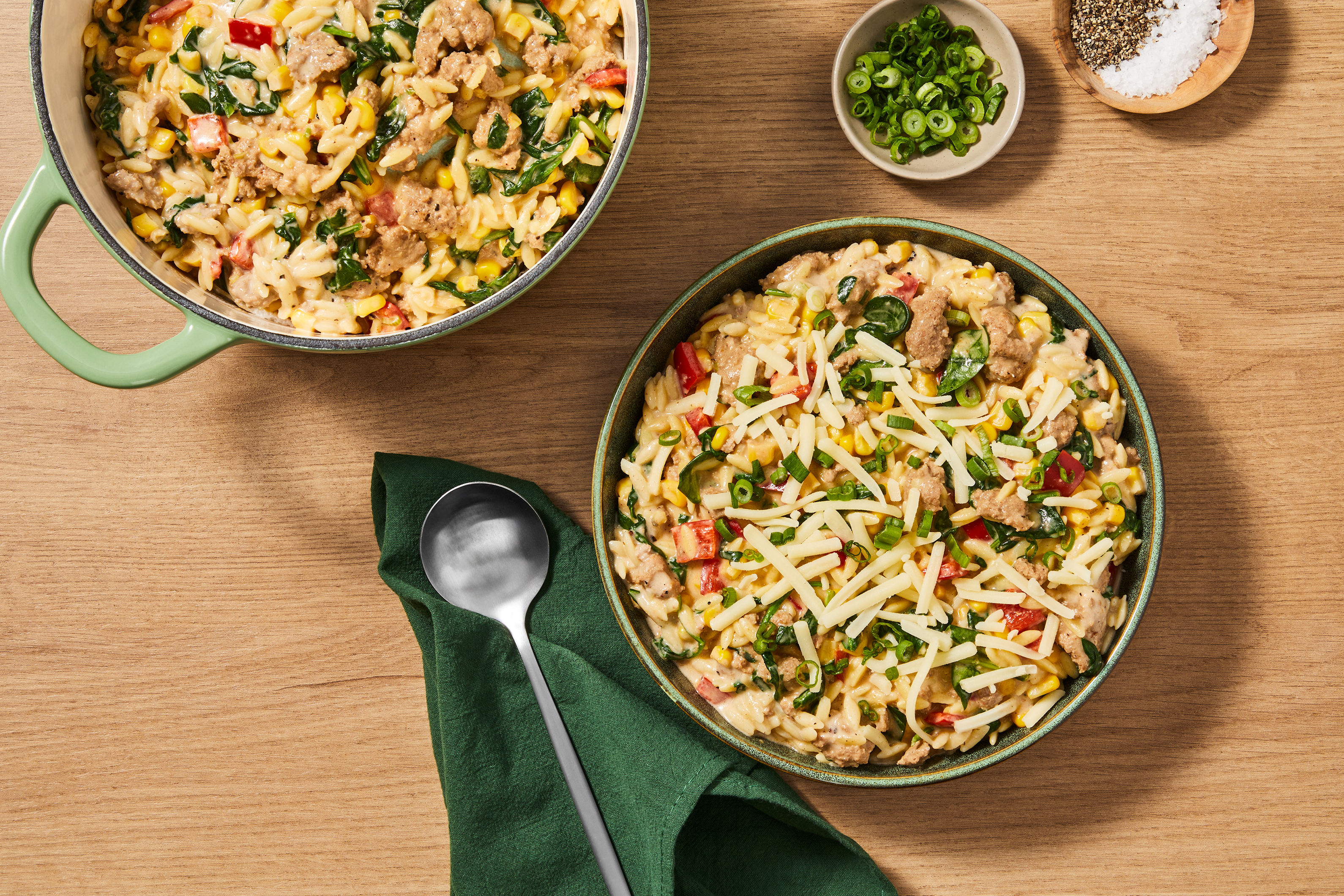 Tout-en-un : Orzotto de Impossible® à la Sud-Ouest