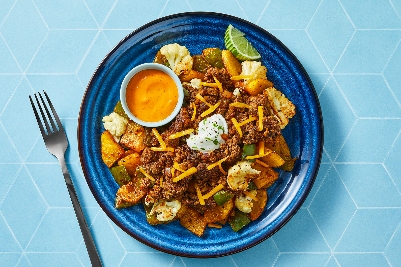 Galettes à base de plantes et légumes à la sud-ouest