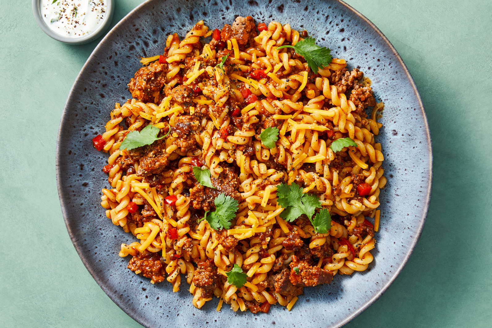 Pâtes super rapides au Beyond Meat® et au fromage