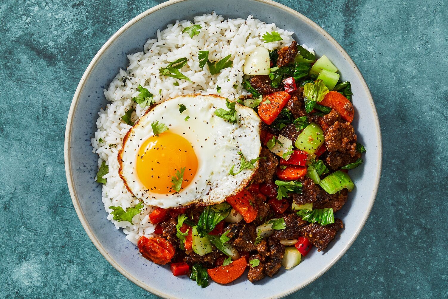 Sauté de double bœuf haché
