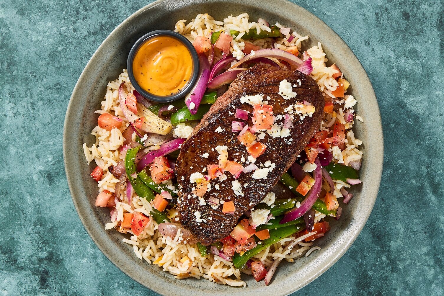 Chipotle Fajita Steak and Rice Bowls