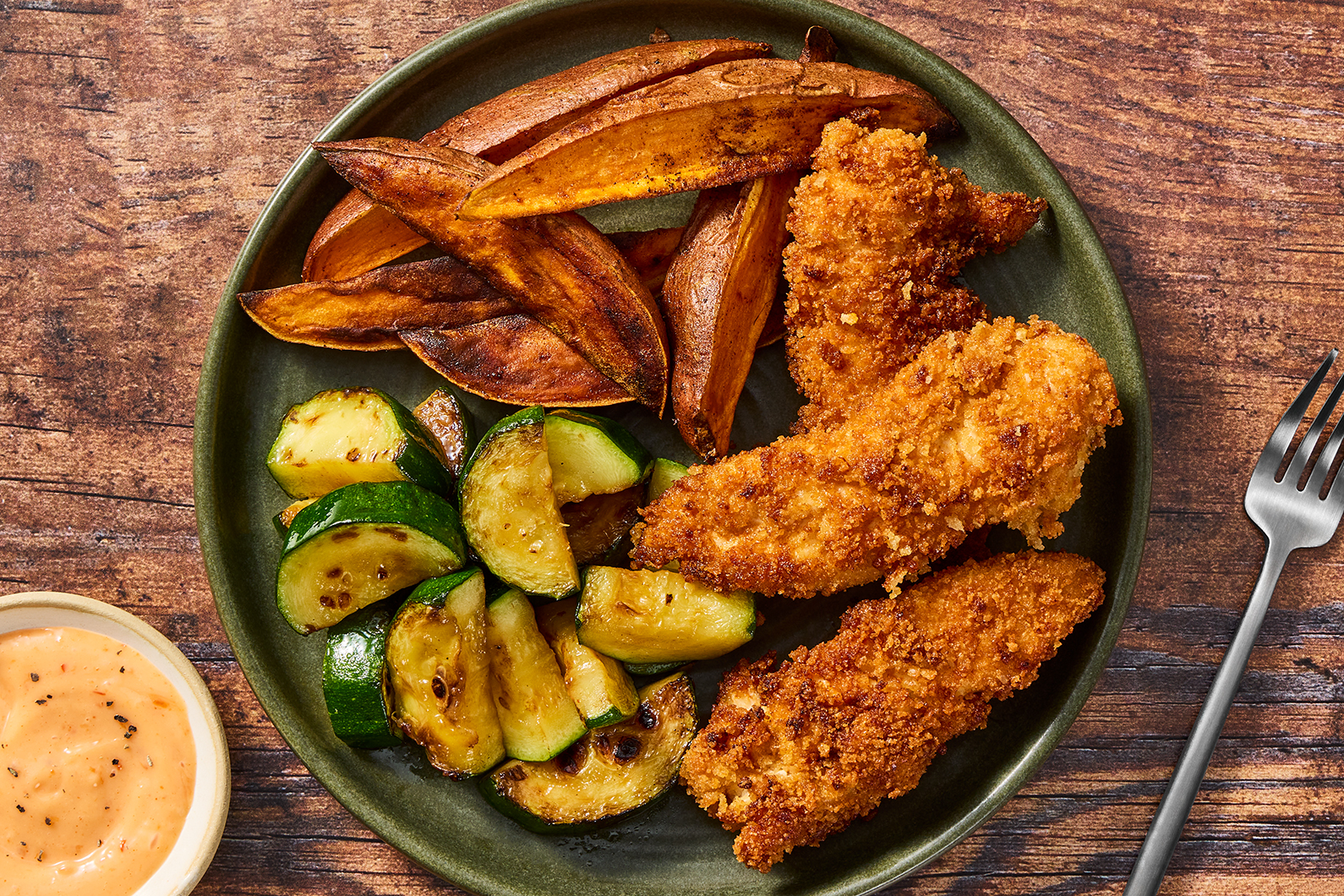 Filets de poulet croustillants à l'ail et au paprika