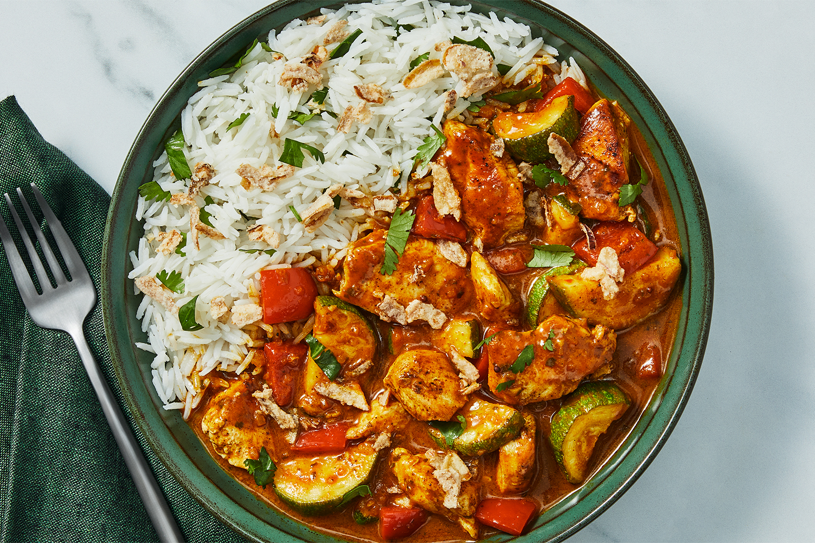 Poulet tikka au chutney de mangues
