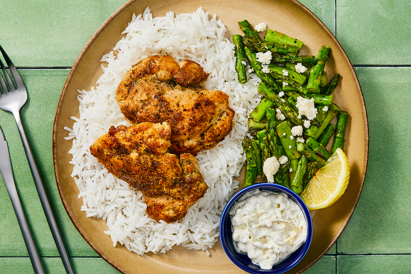 Dill-Garlic Chicken Dinner