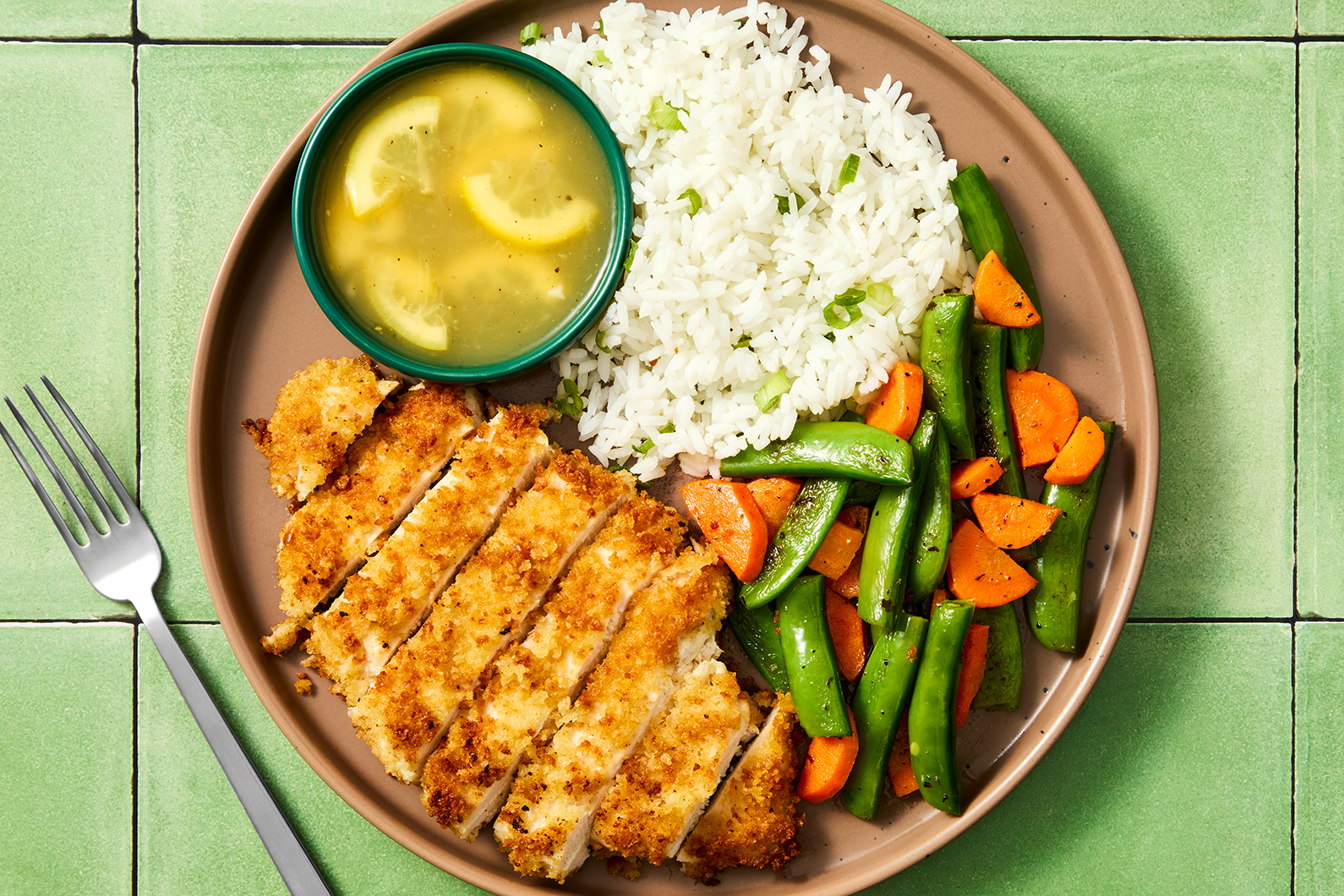 Poulet croustillant au citron