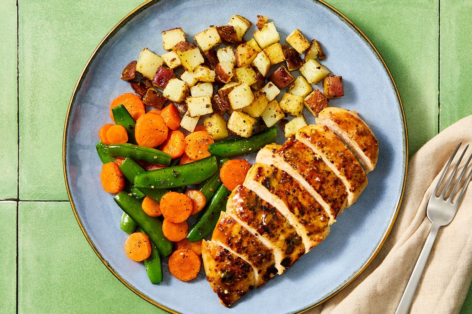 Sheet Pan Apricot-Glazed Chicken Thighs