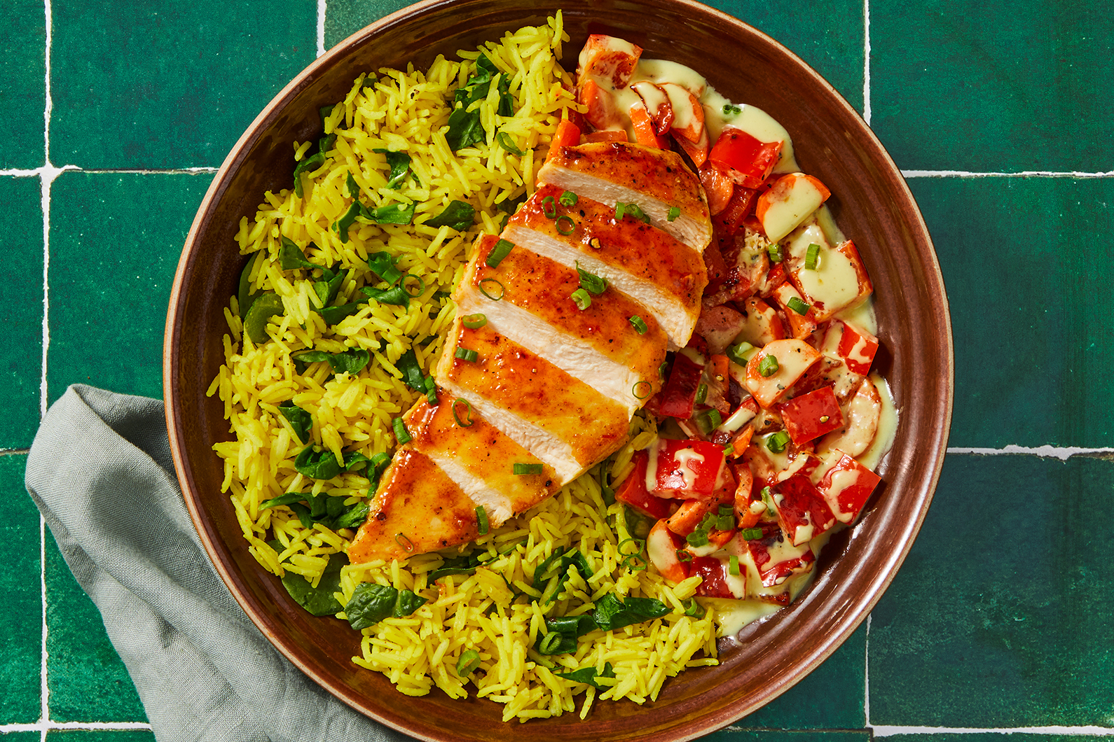 Poulet sucré et épicé à la caribéenne