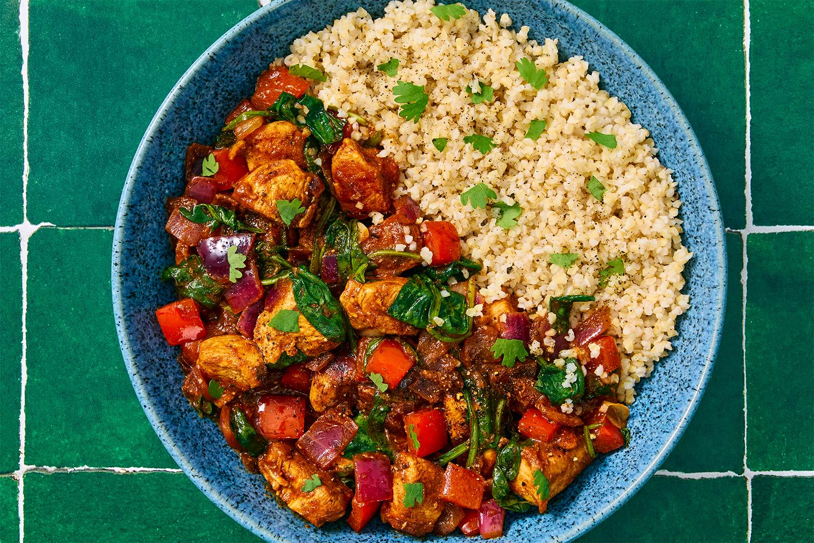 Vindaloo de poulet aux épices indiennes