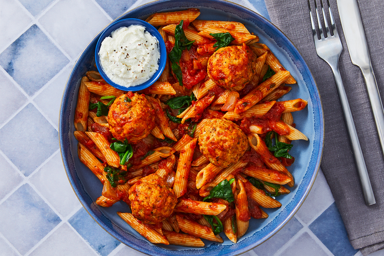 Italian-Style Beef and Ricotta Meatballs