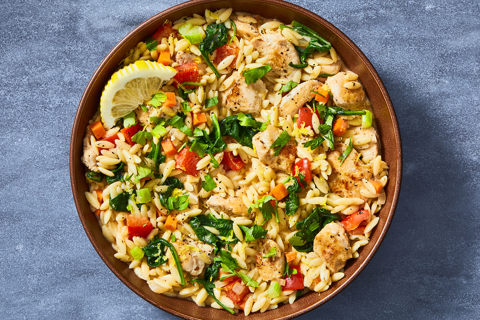 One-Pot Creamy Cajun Chicken Orzo