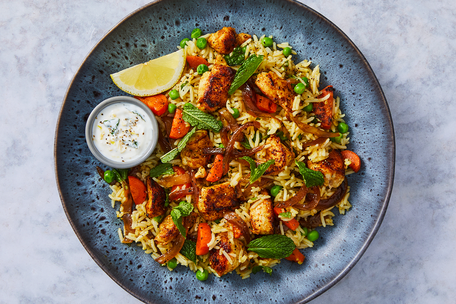 Tout-en-un : Biryani de poulet