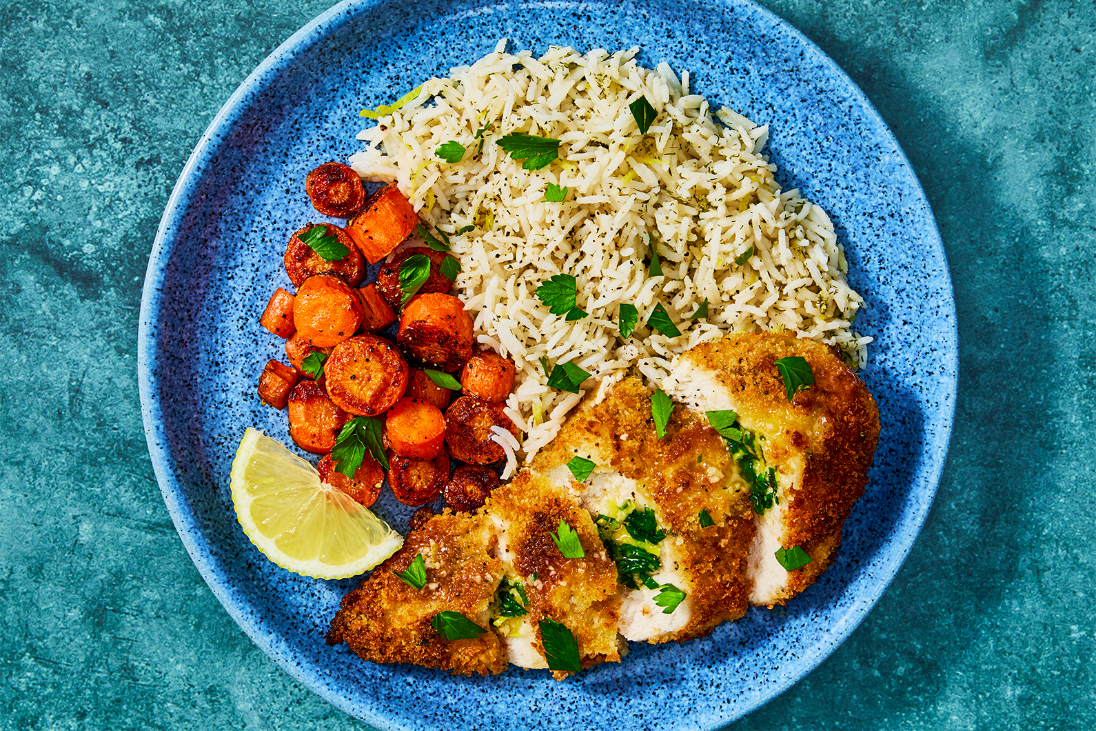 Poulet à la Kyiv avec beurre à l’ail et aux herbes