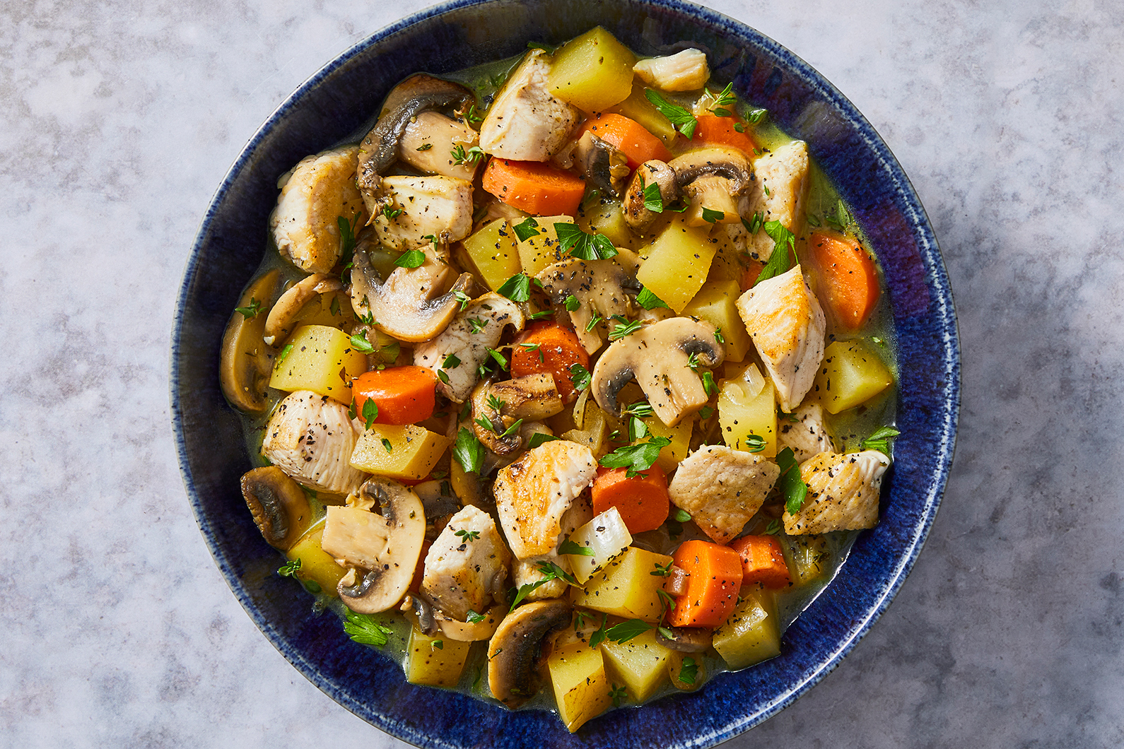 Tout-en-un : coq au vin