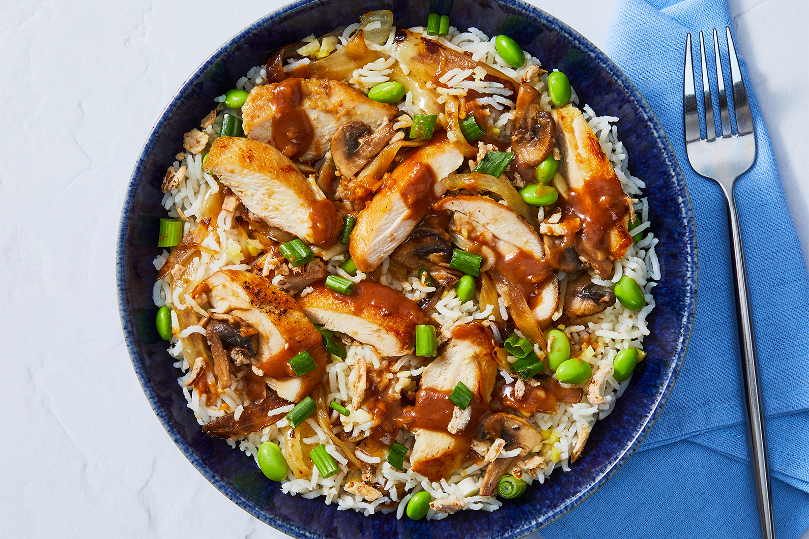 Tout-en-un : Poulet et riz au gingembre