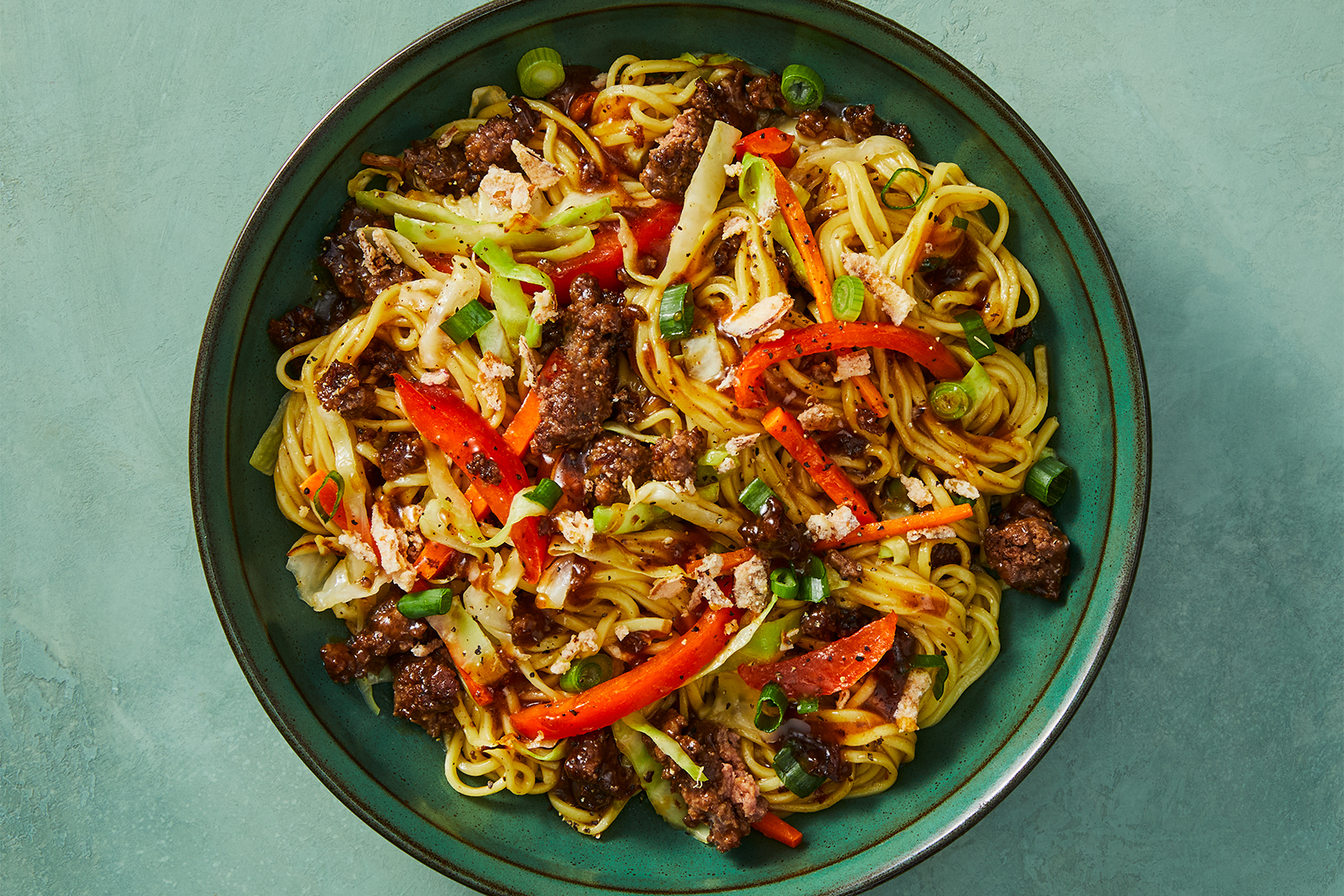 Nouilles au bœuf à la sauce hoisin