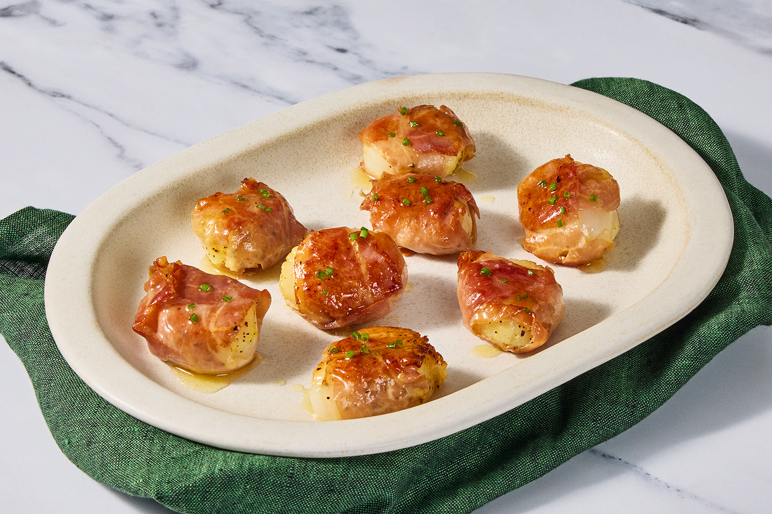 Prosciutto-Wrapped Scallops