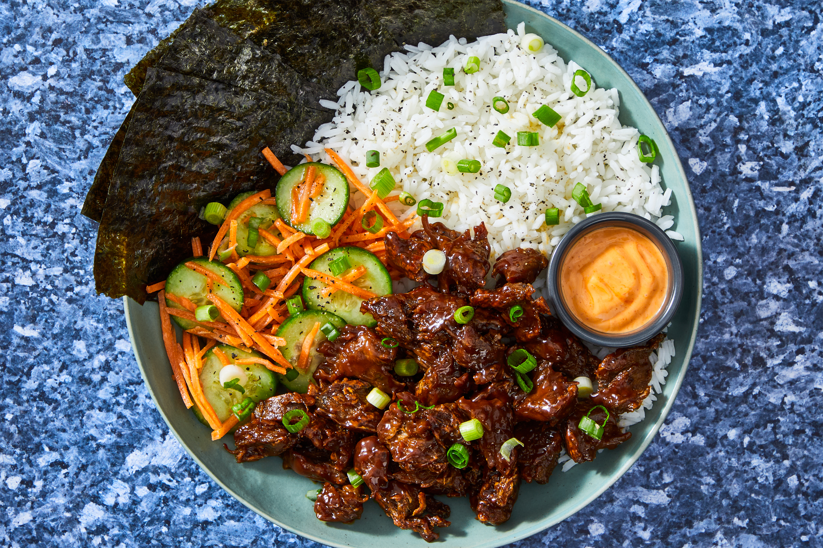 Gingery Pulled Shiitake Mushroom Rice Bowls