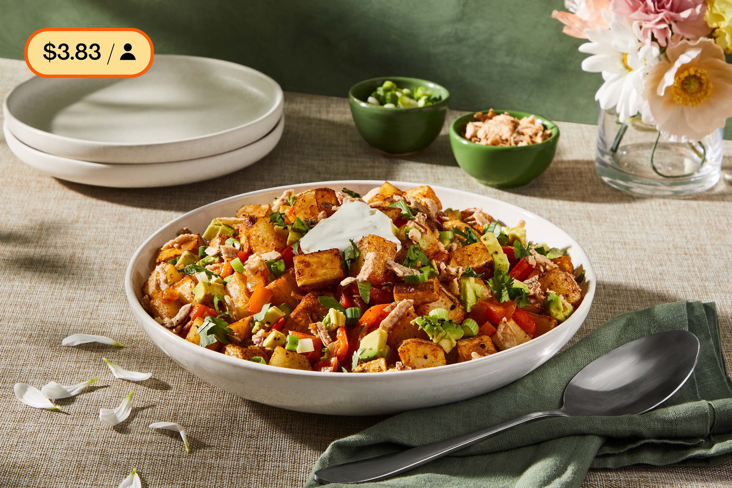 Smoky Pepper and Potato Breakfast Hash