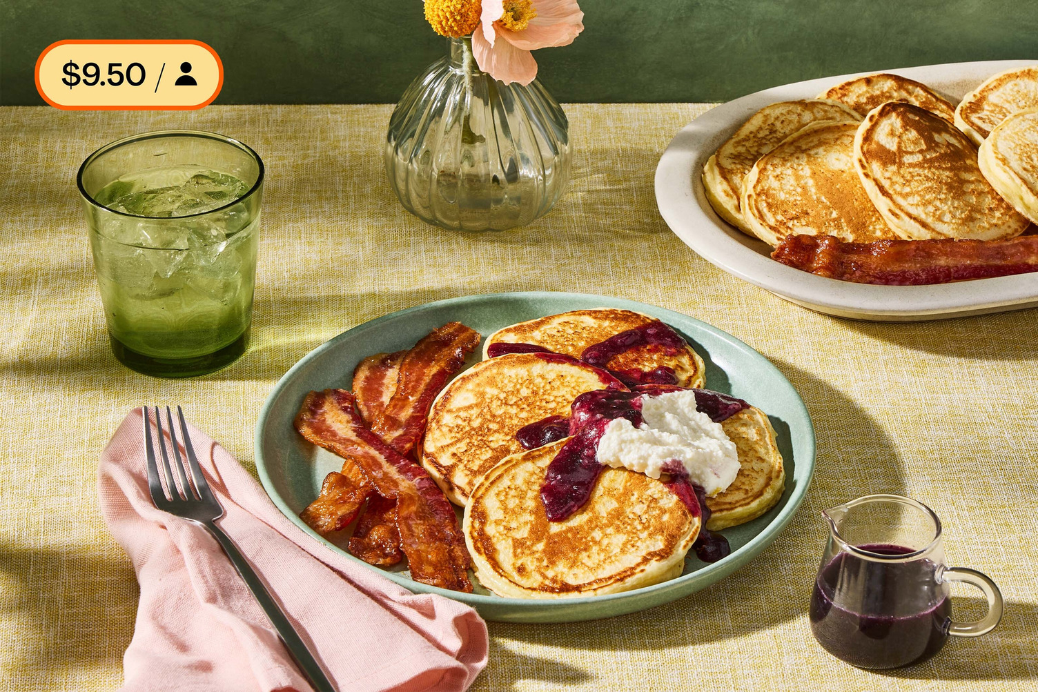 Fluffy Lemon-Ricotta Pancakes
