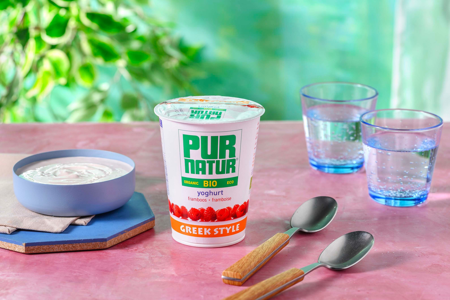 Pur Natur - Yoghurt Griekse stijl framboos
