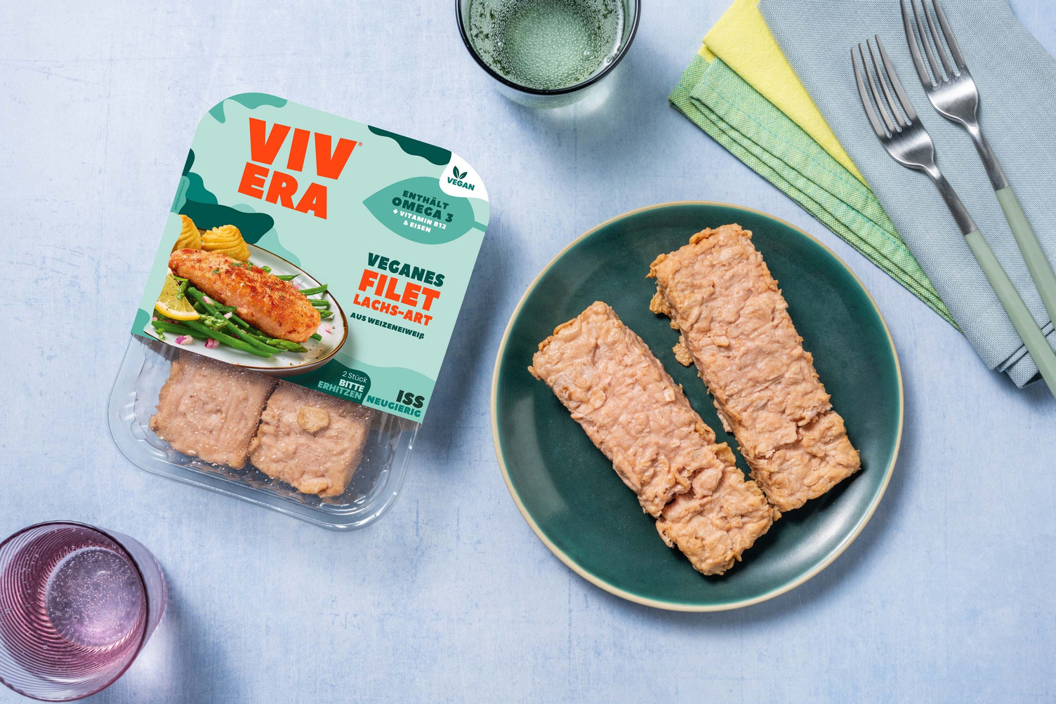 Vegane Filets nach Lachs-Art