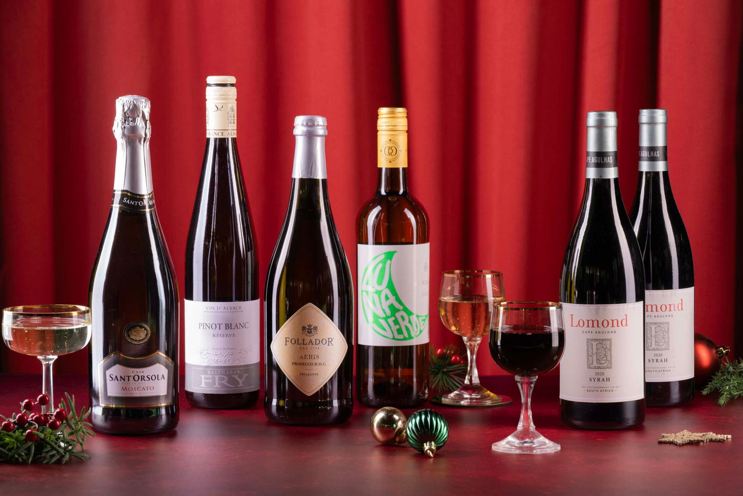 Wijnbox | Feestelijke kerstdinerbox