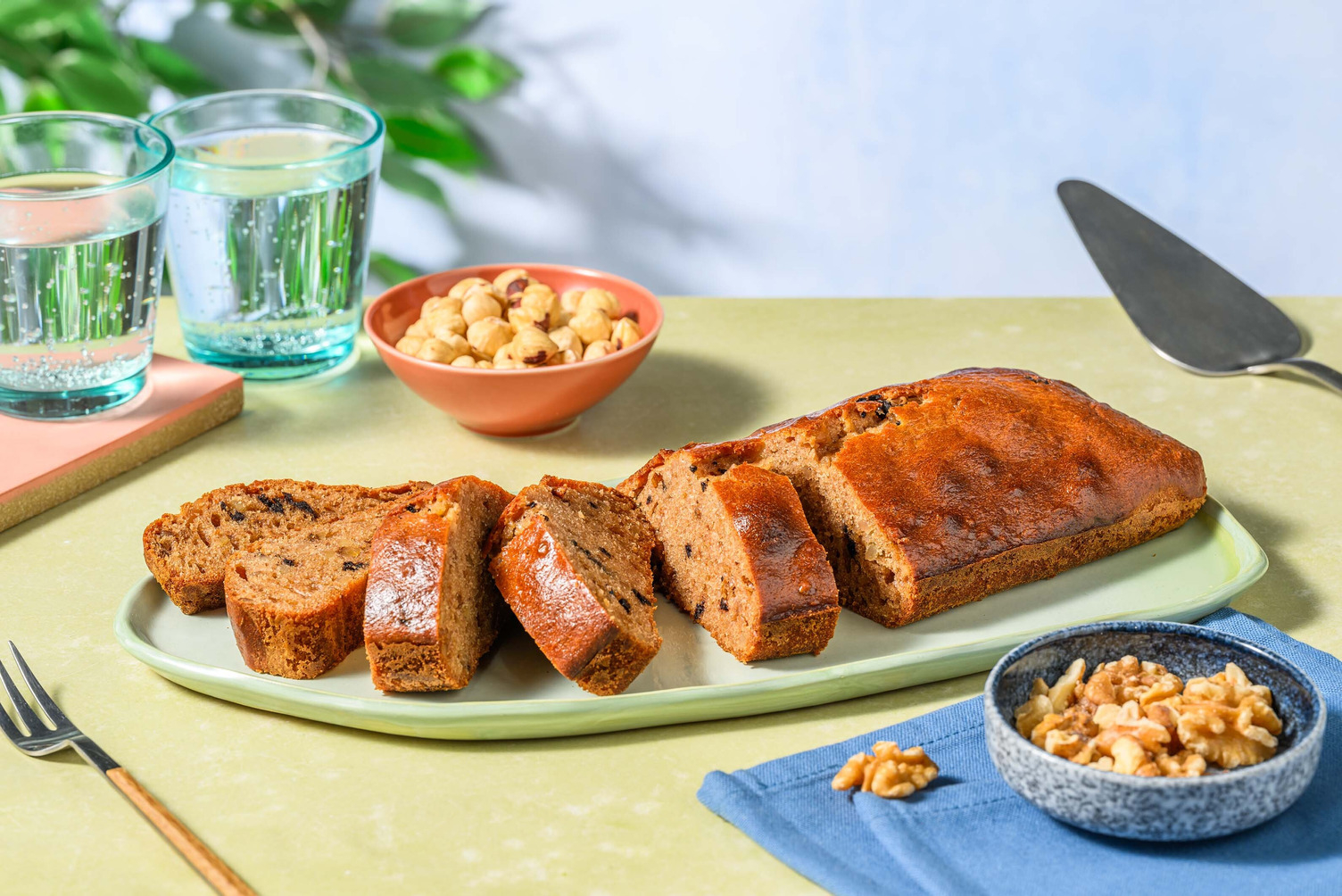 Schnelles saftiges Bananenbrot