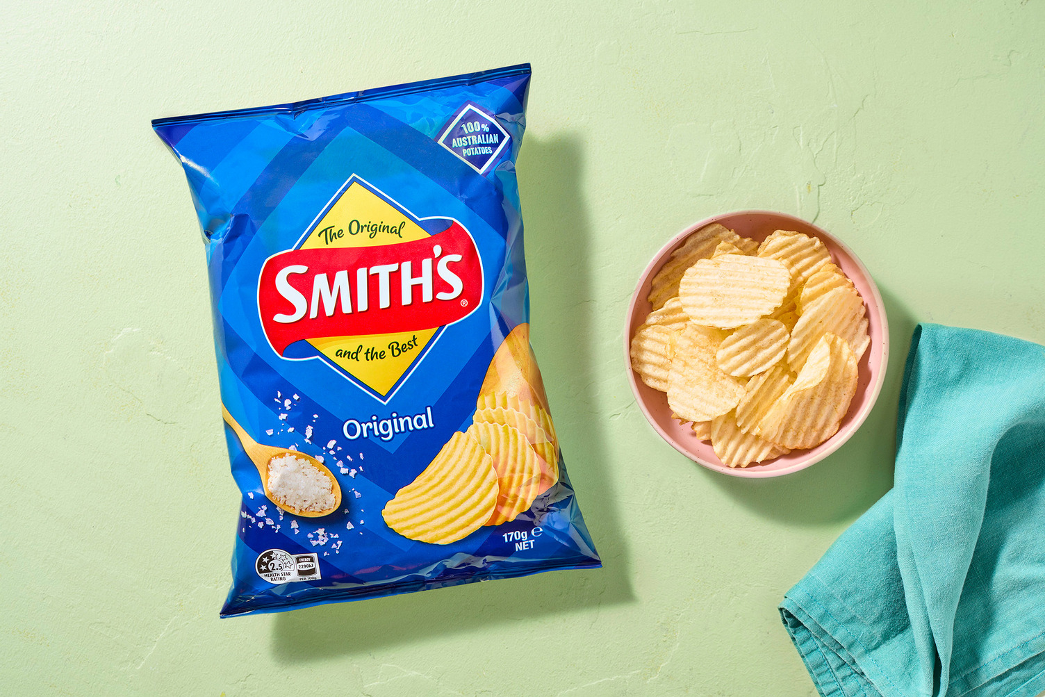 Smith's Crinkle Cut Potato Chips Original 