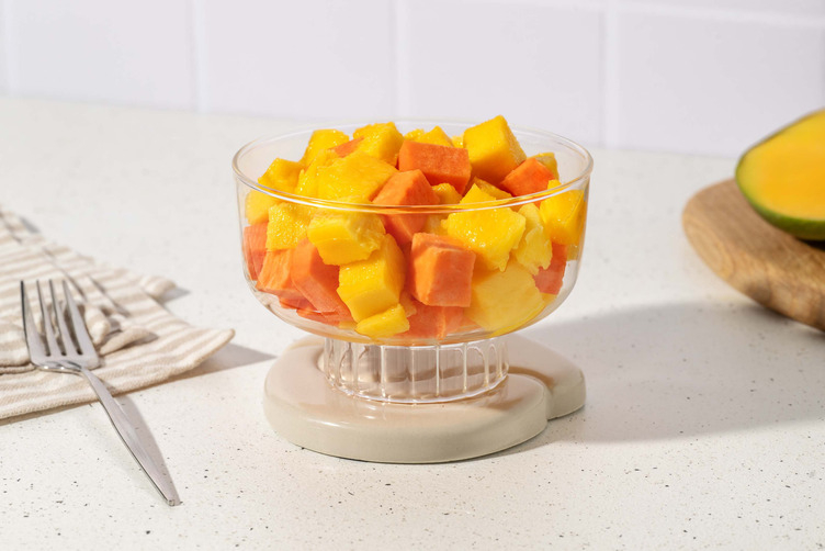 Mango e Papaya a cubetti