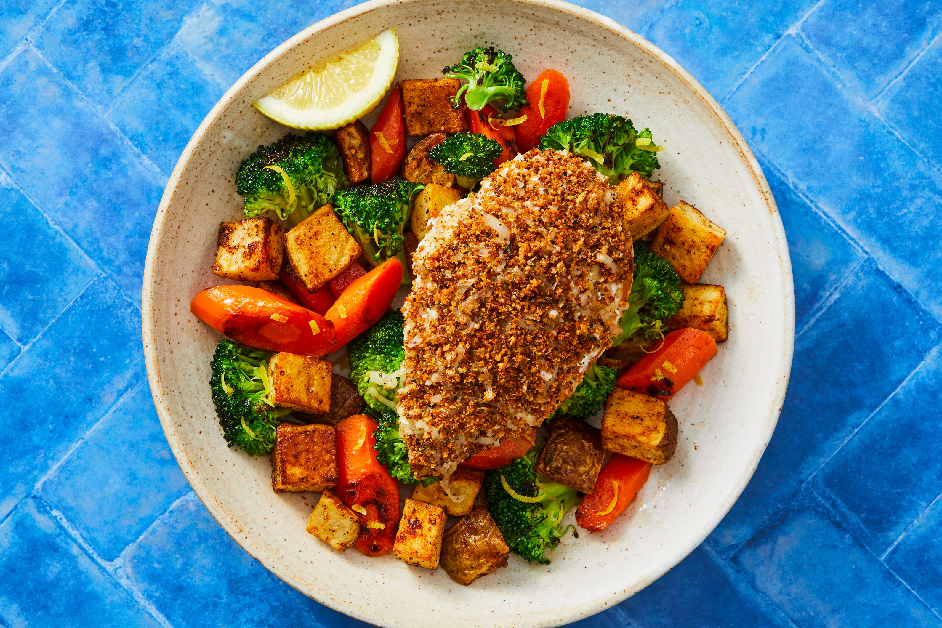 Italian Chicken & Bacon Sheet Pan Bake