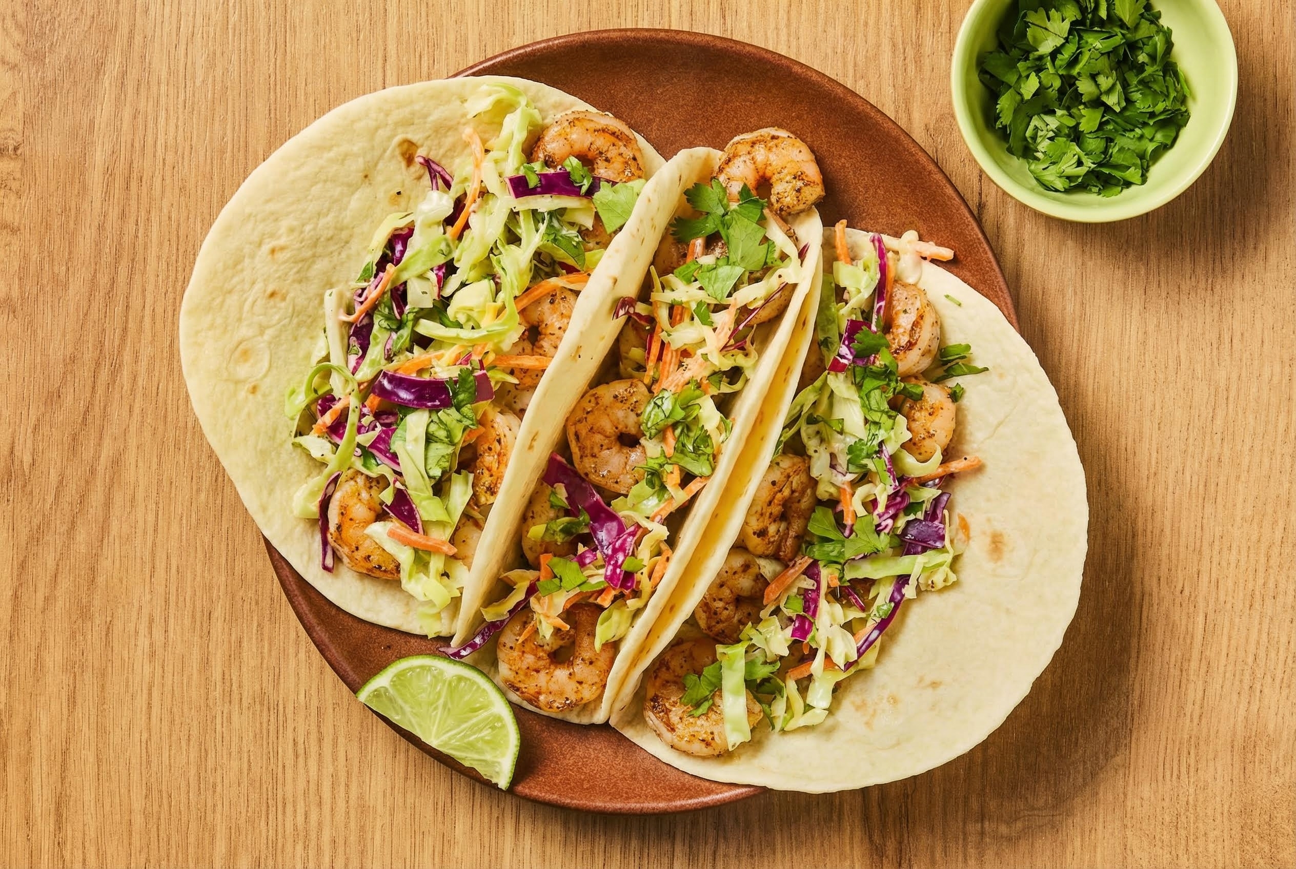 Chimichurri Shrimp Tacos