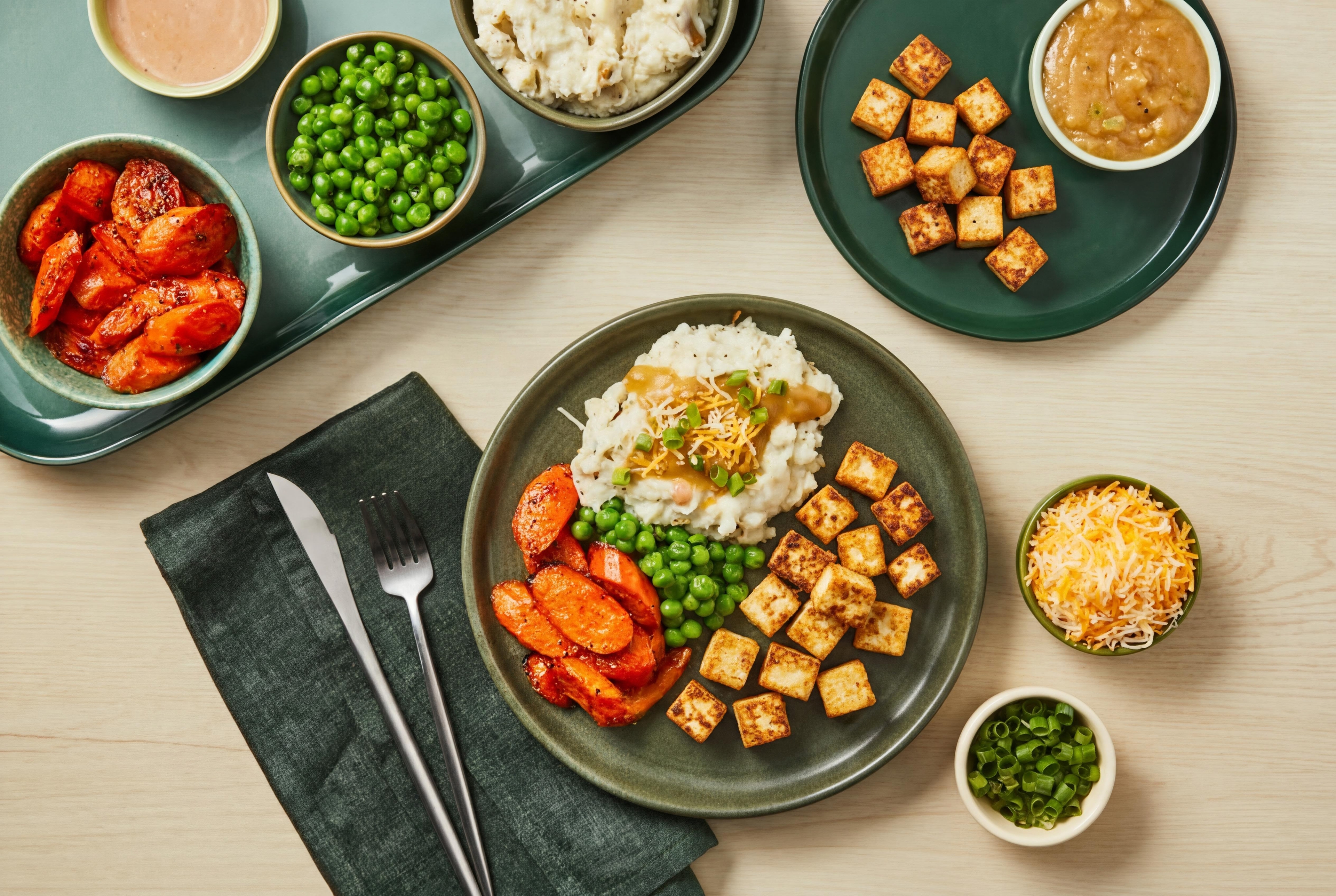 Blue Plate Special Tofu Dinner Bar