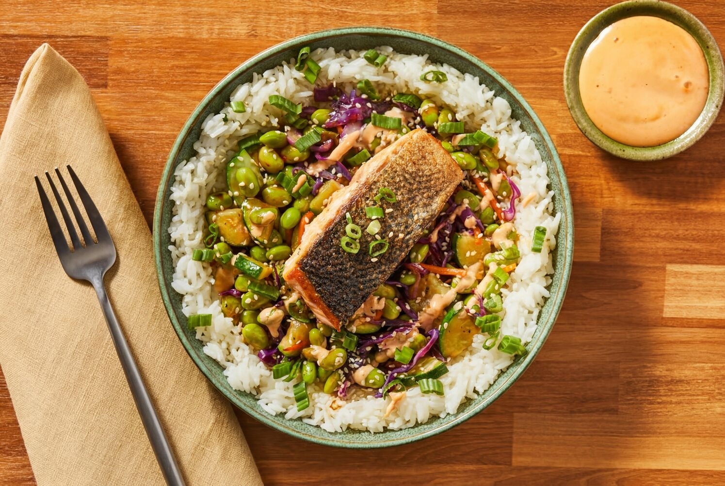 Rainbow Trout & Edamame Stir-Fry 