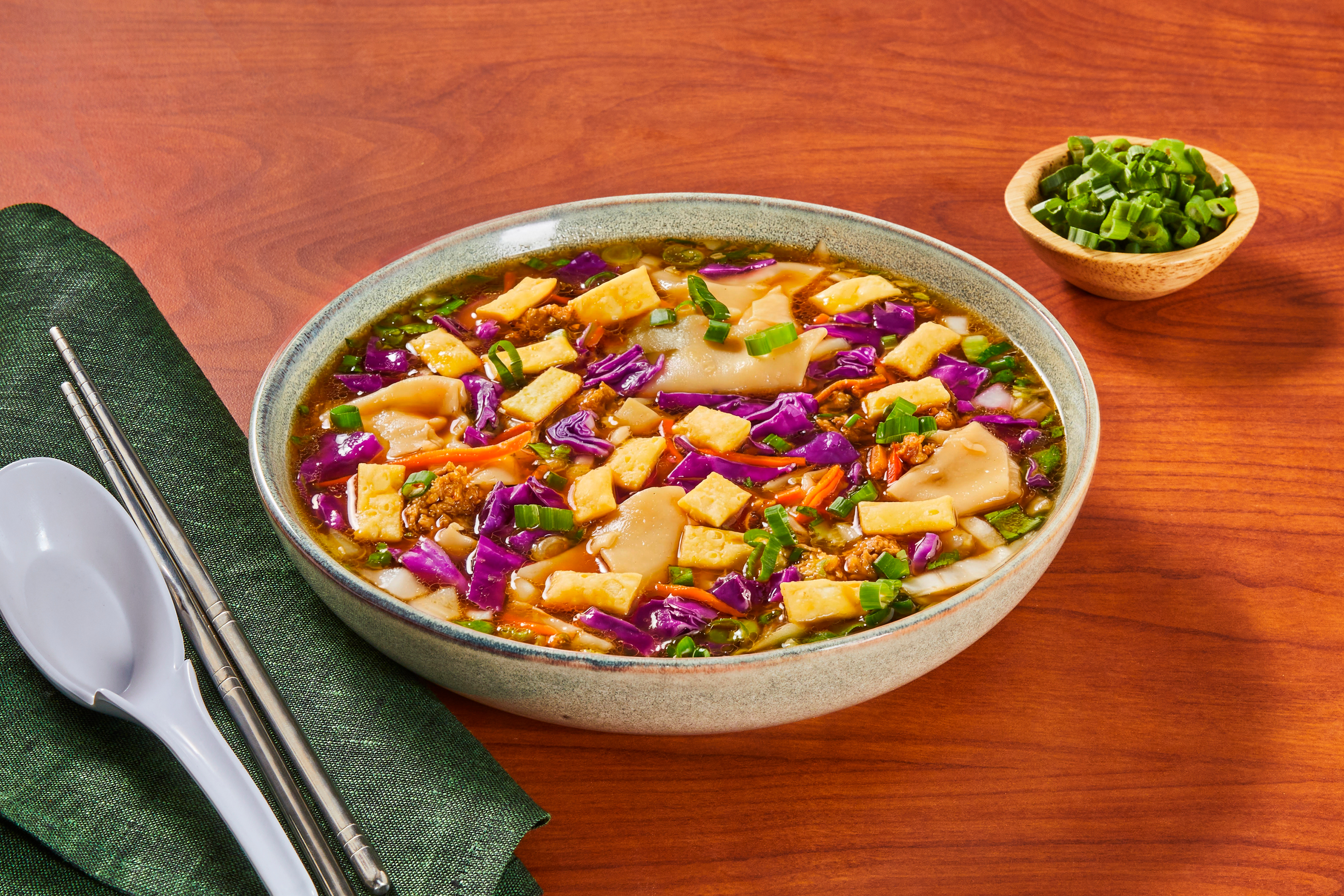 Faster-Than-Takeout Pork Wonton Soup