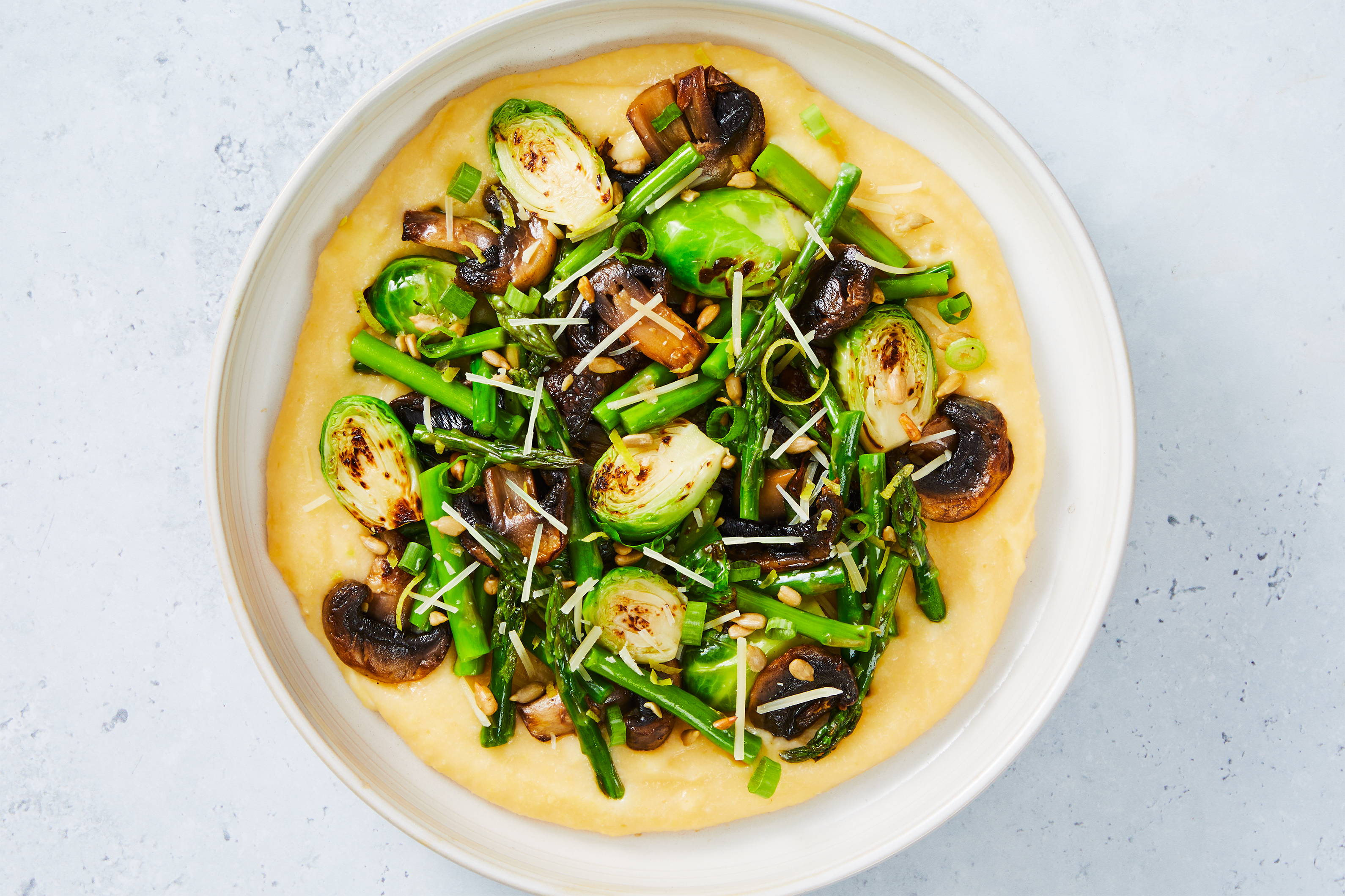 Harvest Creamy Parmesan Polenta Bowls