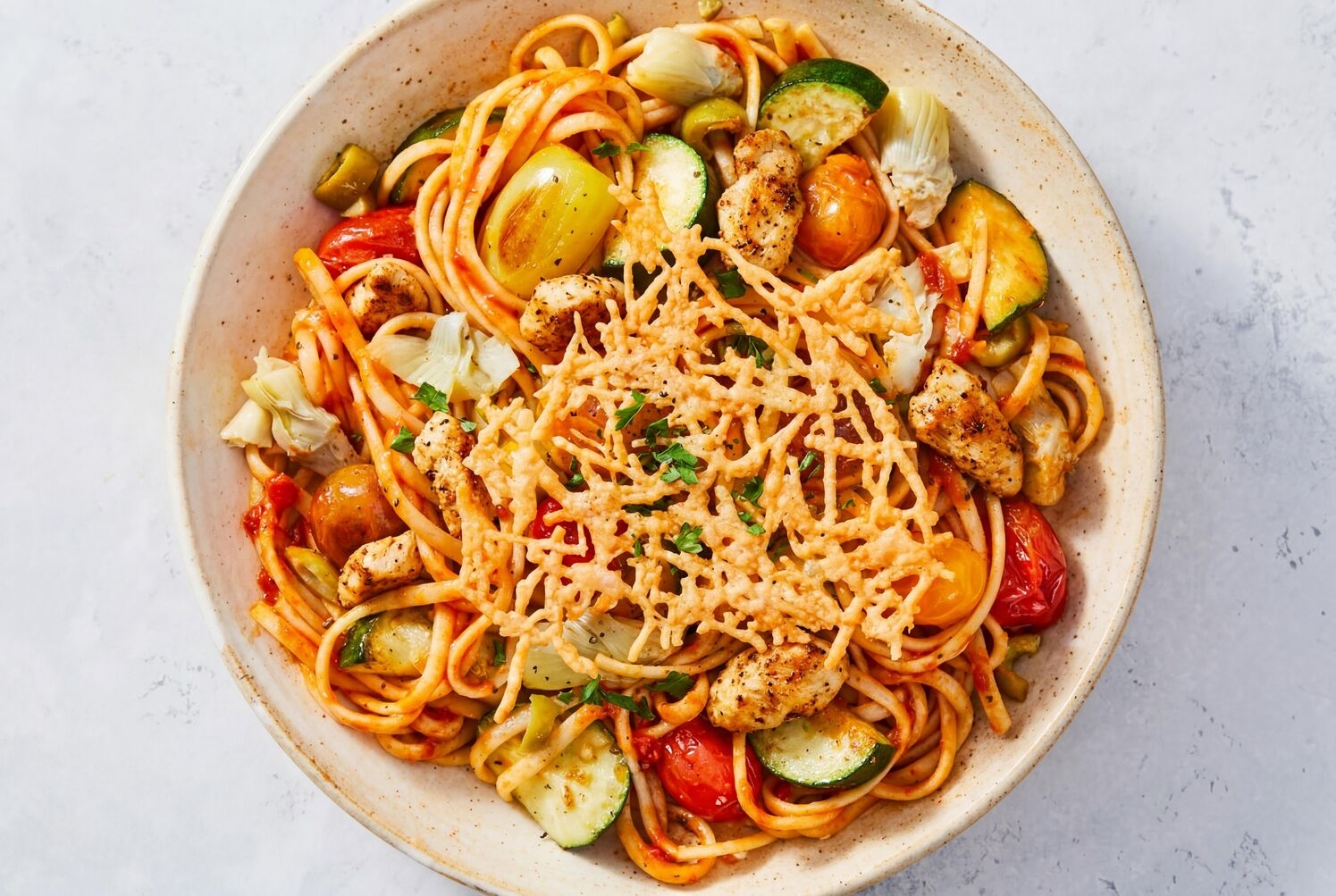 Sun-Dried Tomato & Chicken Pasta