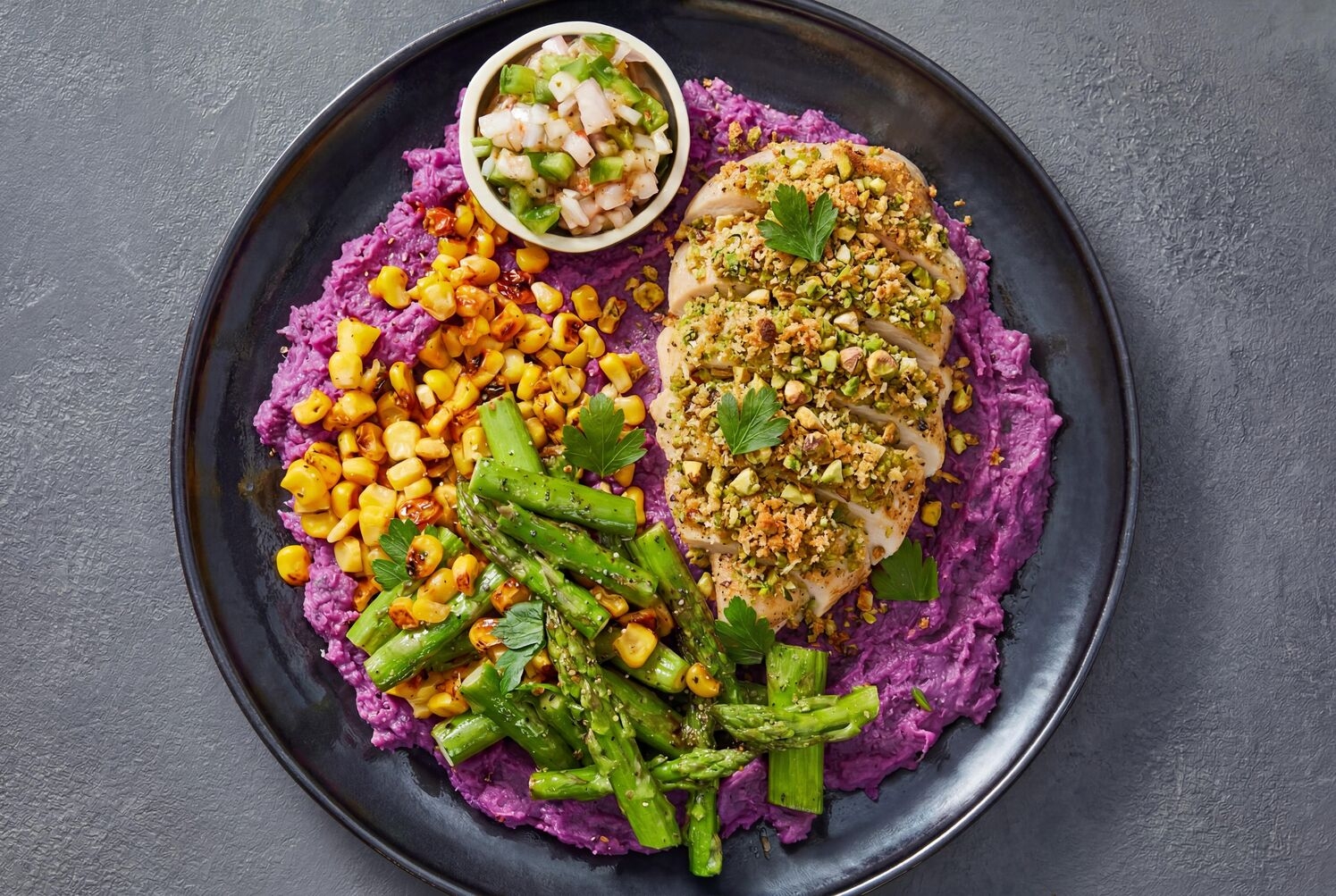 Pistachio Organic Chicken & Mango Salsa
