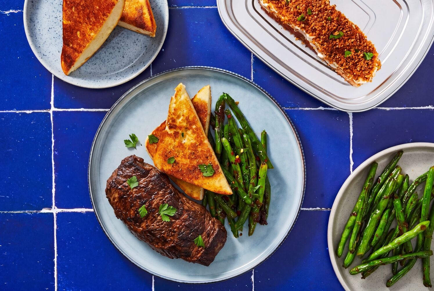 Prep & Bake Parmesan-Herb Crusted Steak