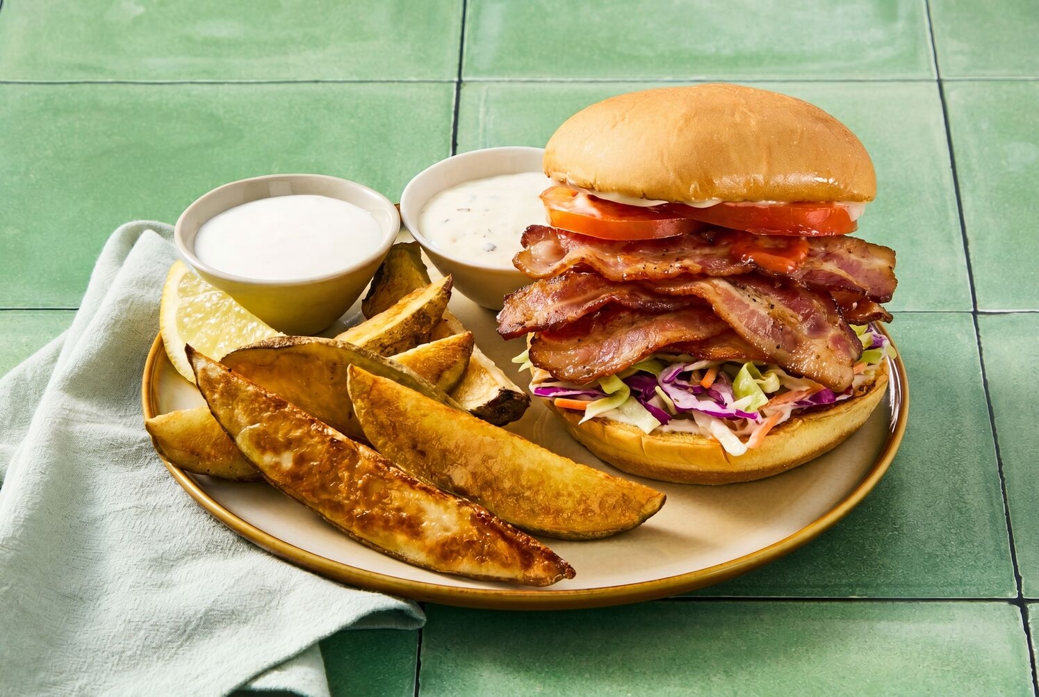Crispy Buffalo Halloumi Sandwiches