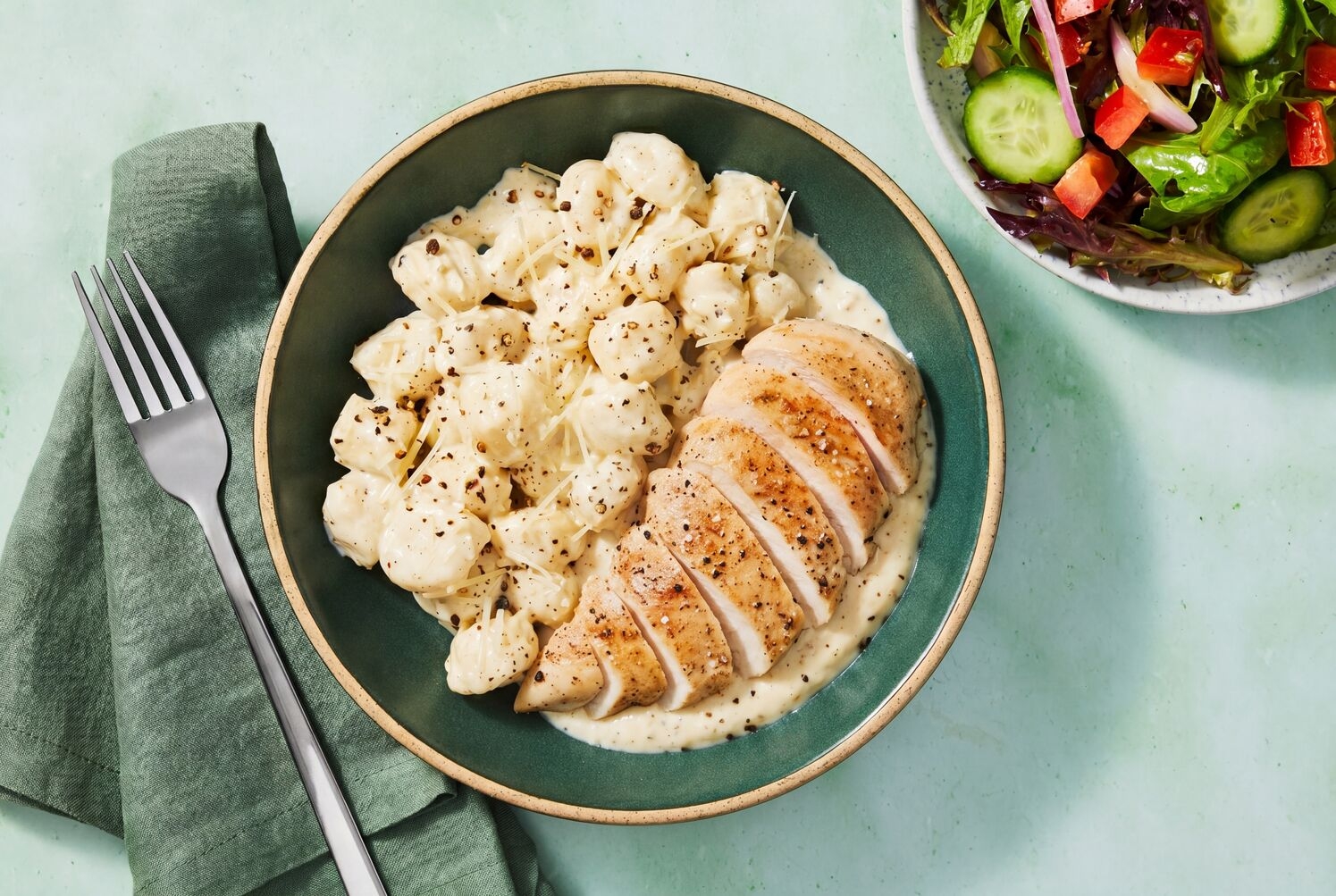 Cacio e Pepe Gnocchi & Organic Chicken