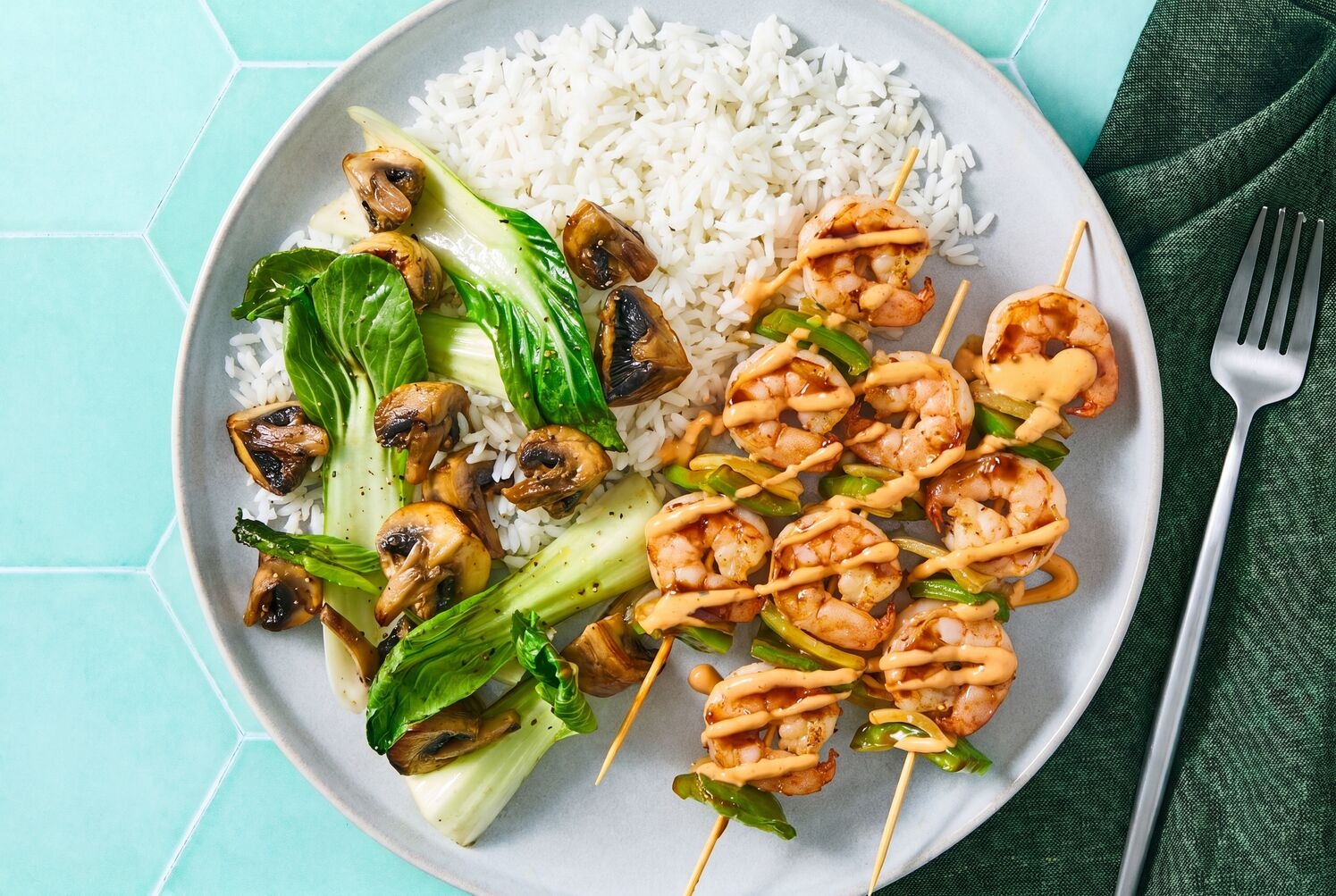 Korean BBQ Shrimp Skewers