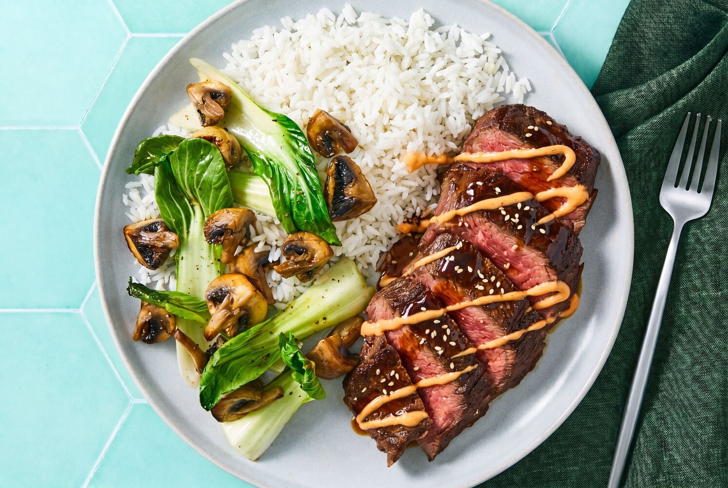 Korean BBQ Steak Skewers