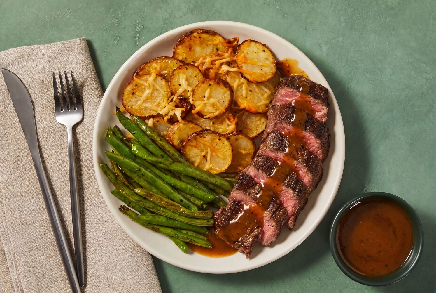 Mustard Apricot Ranch Steak