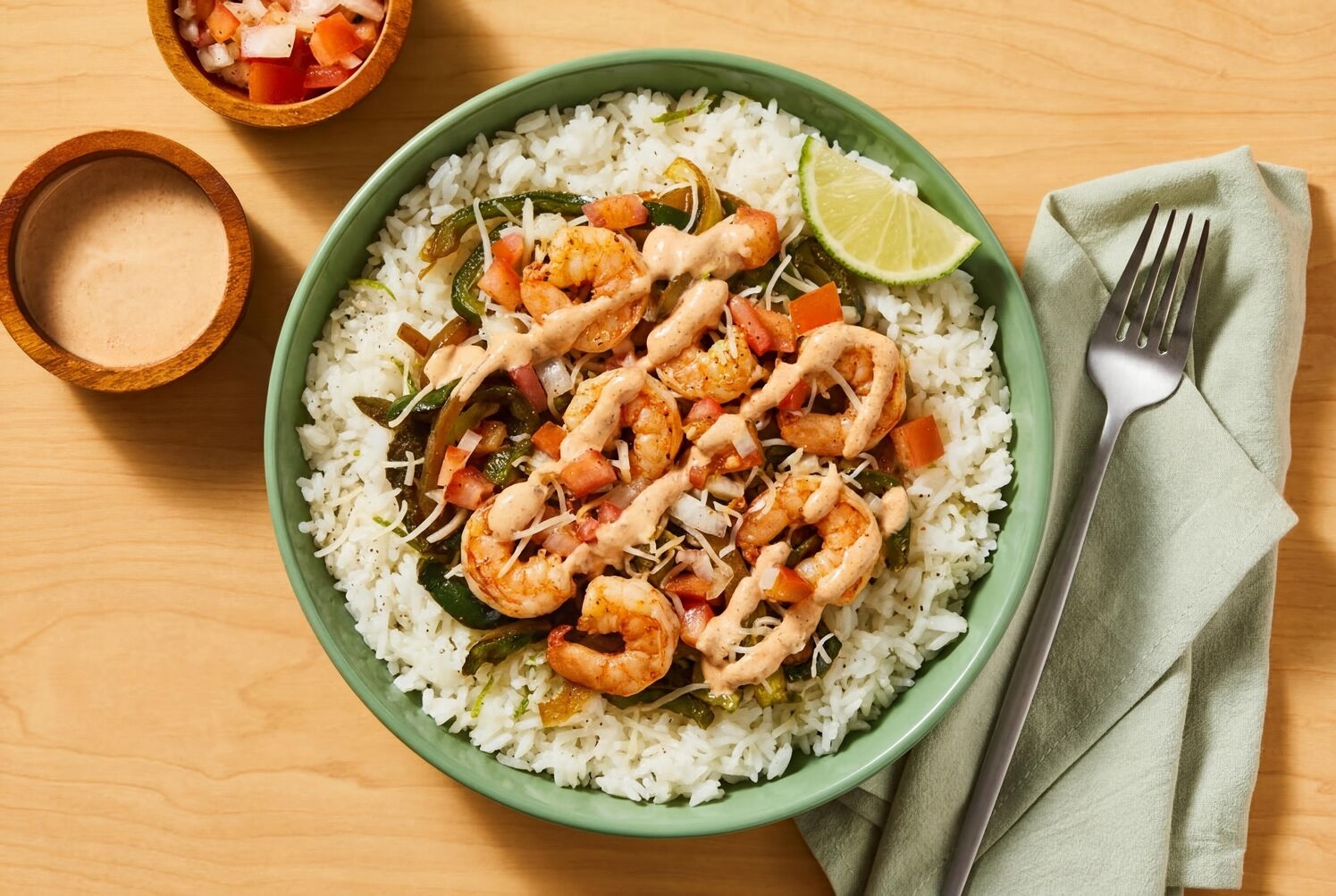 Tex-Mex Shrimp Enchilada Bowls