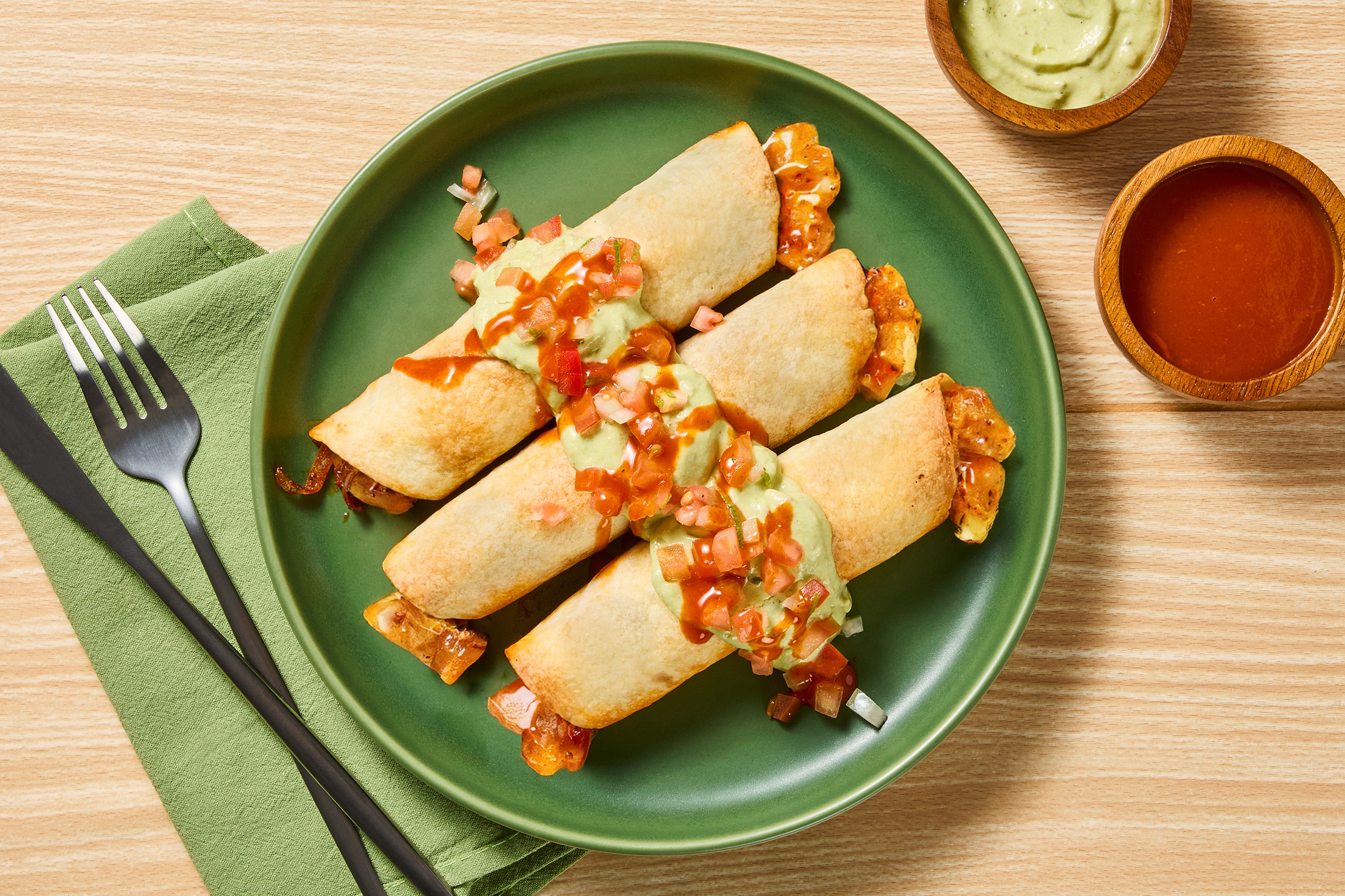 Fully Loaded Beef Taquitos