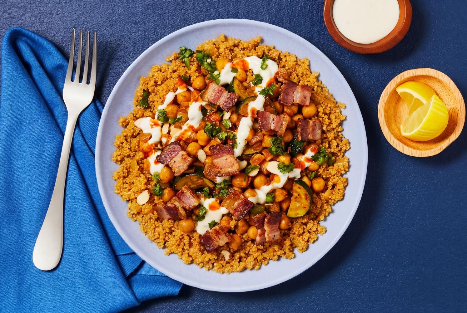 Bacon, Apricot & Chickpea Tagine